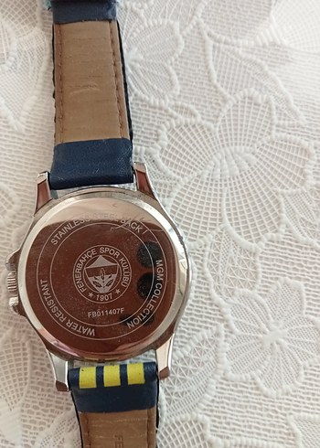 Orjinal Fenerıum Fenerbahçe Erkek  çocuk Kol Saati Sarı Gri - Görsel 6
