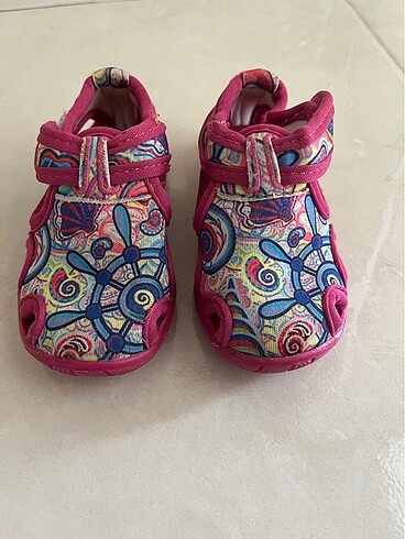 19 no 6 ay 1 yaş bebek sandalet ayakkabı #19 #bebek #sandalet #b