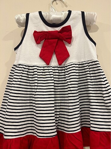 Diğer 1 yaş 12 ay bebek kurdela detaylı tertemiz elbise #1yaş #12ay