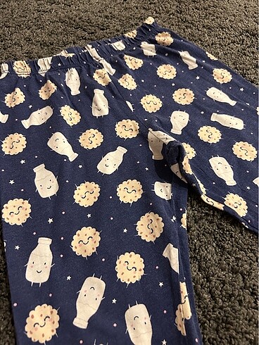 Diğer 4-5 yaş çocuk kurabiyeli pijama alt