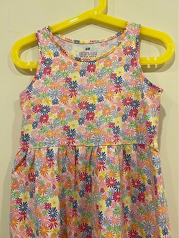 H&M 4-5 yaş kız çiçekli elbise