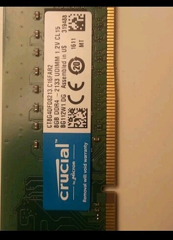 Ddr 4 8 GB 2133 udimm PC ram