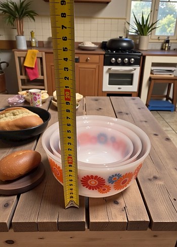 VİNTAGE GERMANY SCHOTT & MAİNZ ÜÇ FARKLI BOY KASE SETİ - Görsel 4