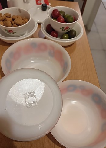 VİNTAGE GERMANY SCHOTT & MAİNZ ÜÇ FARKLI BOY KASE SETİ - Görsel 5