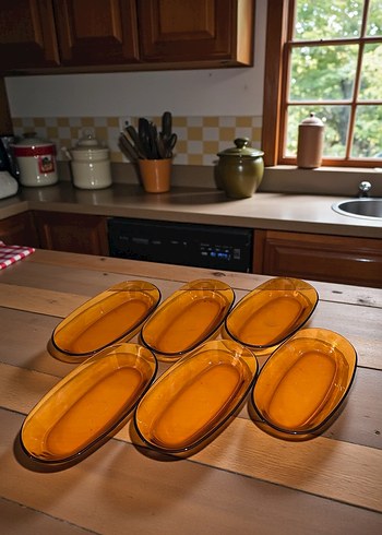 VİNTAGE DURALEX FRANCE NADİR OVAL MEZELİK - Görsel 4