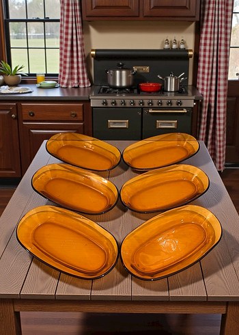 VİNTAGE DURALEX FRANCE NADİR OVAL MEZELİK - Görsel 3