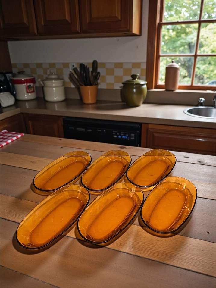 VİNTAGE DURALEX FRANCE NADİR OVAL MEZELİK - Görsel 4