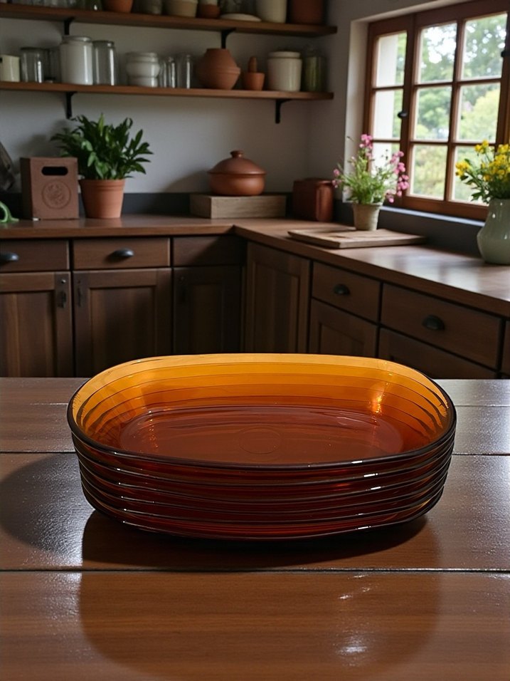 VİNTAGE DURALEX FRANCE NADİR OVAL MEZELİK - Görsel 2