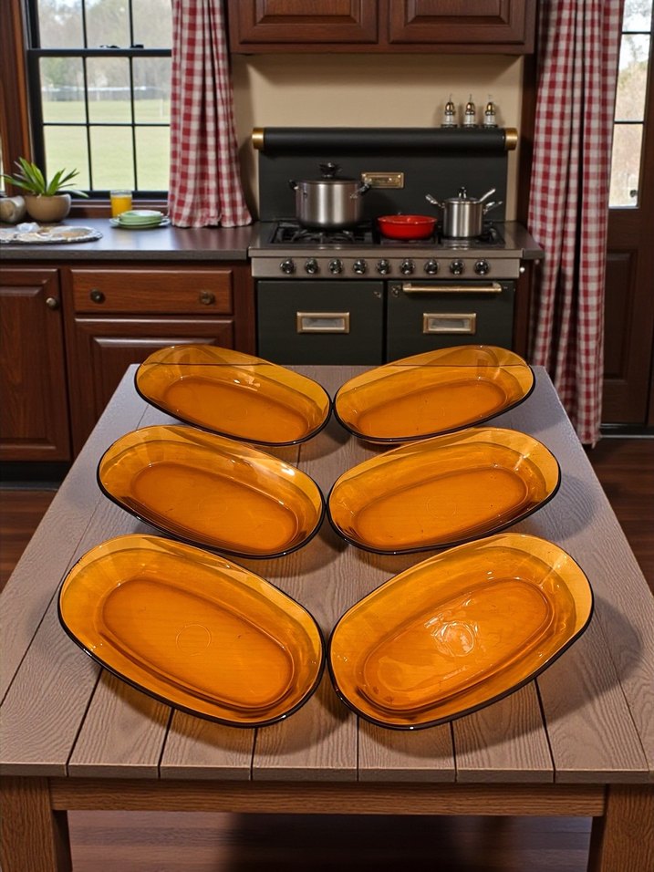 VİNTAGE DURALEX FRANCE NADİR OVAL MEZELİK - Görsel 3