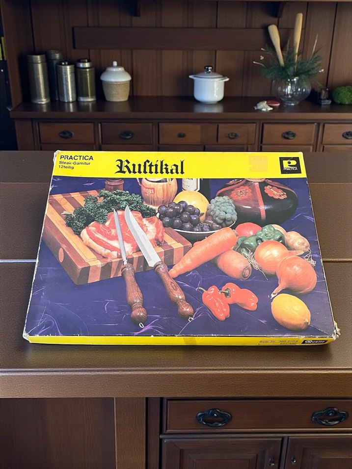 Ahşap Saplı Çatal ve Bıçak Seti - Görsel 5