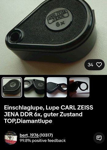 VİNTAGE DDR CARL ZEİSS JENA BÜYÜTEÇ - Görsel 9