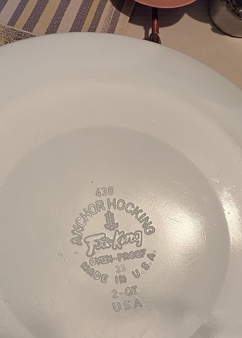 VİNTAGE ANCHOR HOCKING TENCERE - Görsel 5