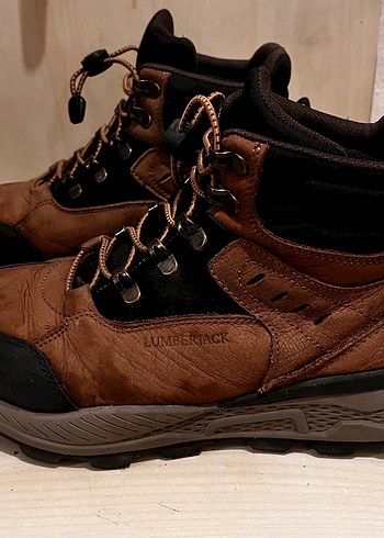 Lumberjack Kahverengi Deri Outdoor Bot