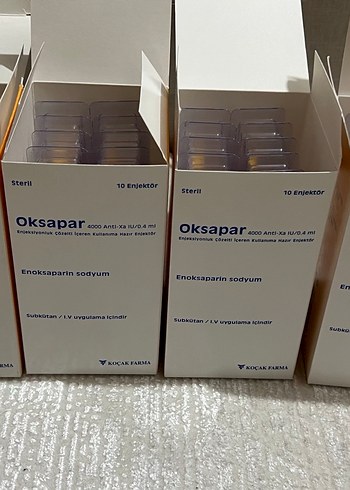 Oksapar  4000ıu Enoksaparin Sodyum 10 Enjektör - Görsel 2