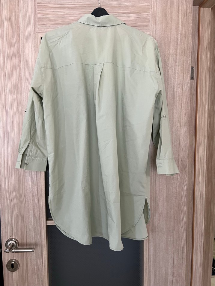 Lcv Bej Düğmeli Uzun Kollu tunik Gömlek - Görsel 2