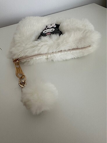 Beden beyaz Renk Hello Kitty Peluş cüzdan