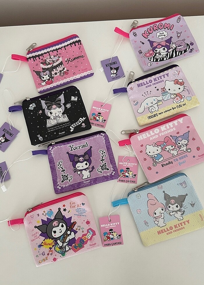 Hello kity kuromi cüzdan - Görsel 2