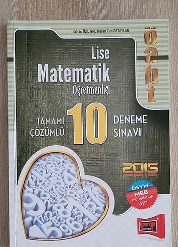 Beden Öabt lise matematik konu anlatımlı/soru bankasi/deneme