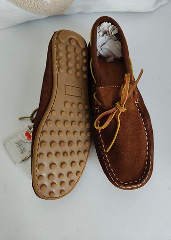 Orijinal Mango Kahverengi Erkek Çocuk Süet Loafer - Görsel 6