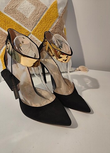 40 Beden siyah Renk Koton stiletto