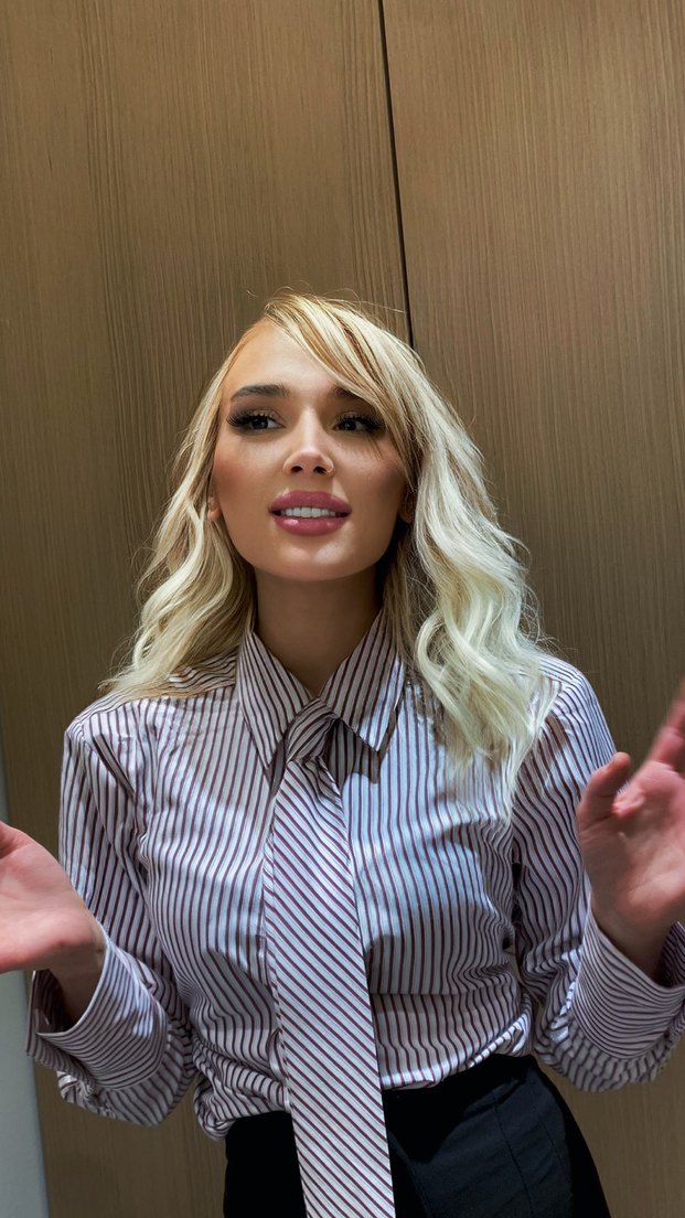 Çizgili Gömlek, Uzun Kollu, Klasik Yaka Kravatlı - Görsel 2