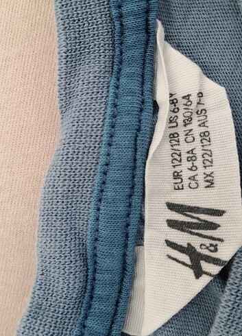 6 Yaş Beden H&M 6 YAŞ ÇOK İYİ DURUMDA TİŞÖRT