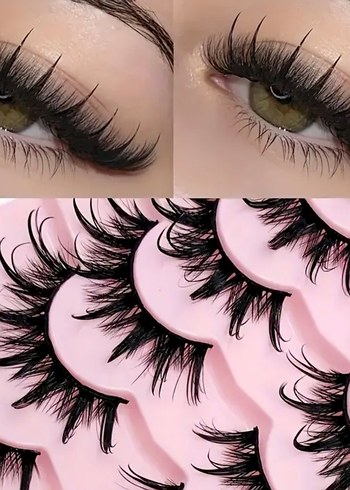 Uzun kıvrımlı Takma Kirpik - Görsel 2