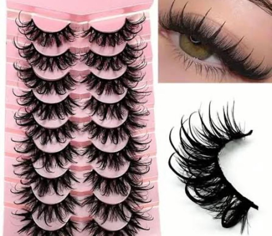 Uzun kıvrımlı Takma Kirpik - Görsel 3