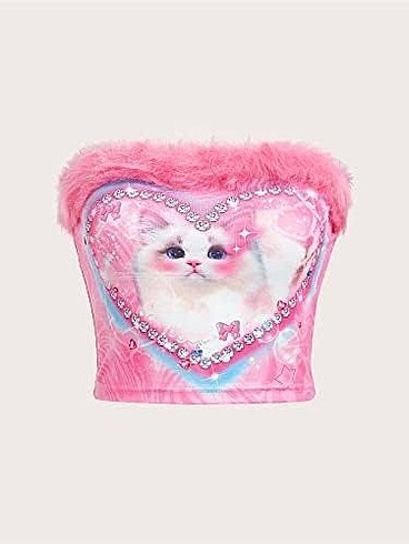 Shein kedili bustier