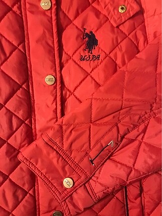 U.S Polo Assn. U.S. Polo nar çiçeği renginde mont