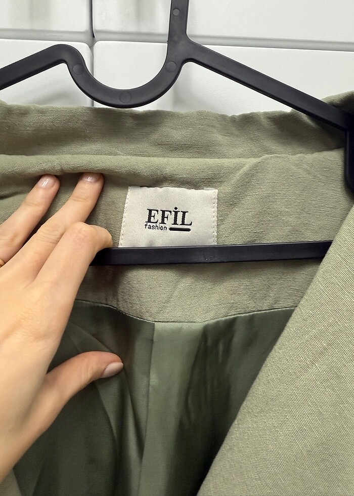 Keten ceket - Görsel 4