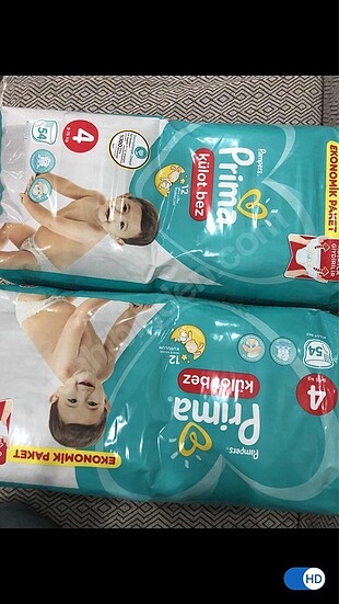 4 Beden: 7-18 kg Beden Bebek bezi