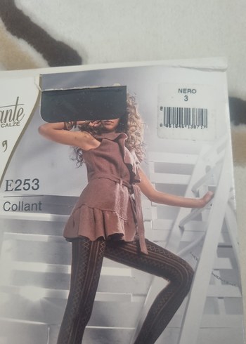 kendinden desenli kilotlu corap - Görsel 3