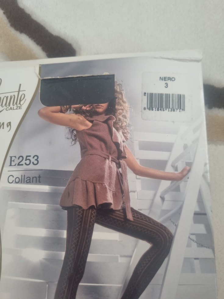 kendinden desenli kilotlu corap - Görsel 3