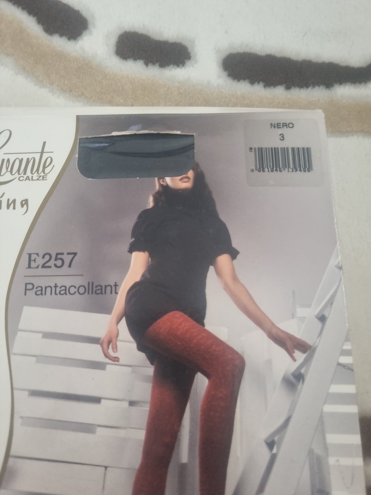 kendinden desenli tayt corap - Görsel 2