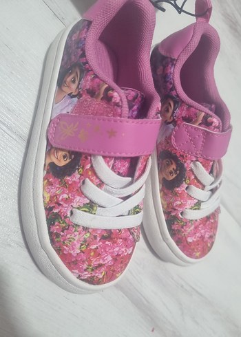 Kız Çocuk Renkli Batik Desenli Sneaker - Görsel 6