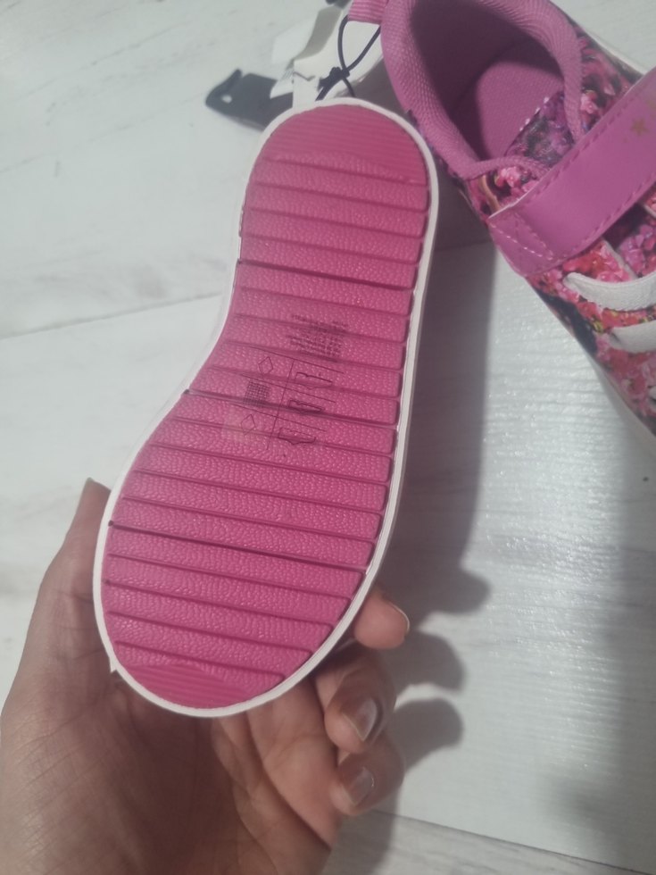 Kız Çocuk Renkli Batik Desenli Sneaker - Görsel 4