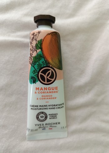 Yves Rocher Canlandırıcı Mango Kişniş Vegan El Kremi 30ml