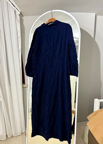 Lacivert Kadın Uzun Elbise - Görsel 3