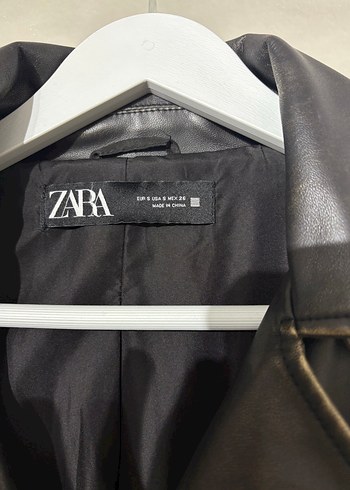 Zara Deri ceket - Görsel 2