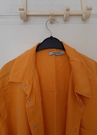 LC Waikiki Sarı Tesettür Gömlek Tunik