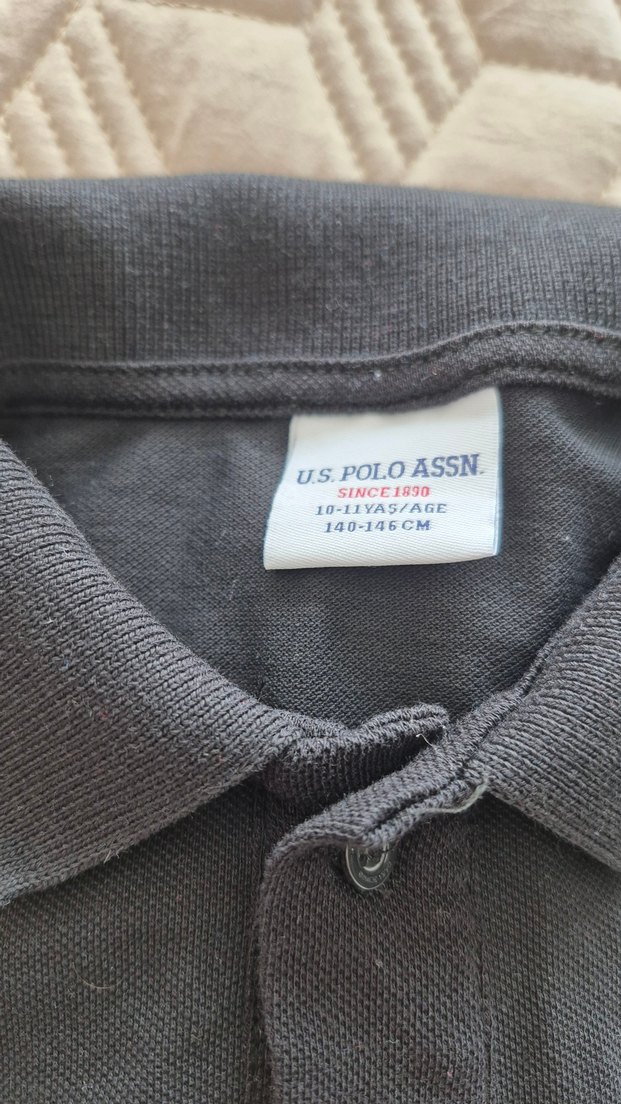 Us Polo uzun kollu erkek cocuk tsort - Görsel 3