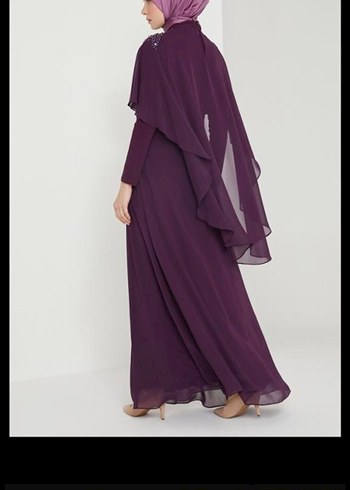 armine tesettur abiye elbise - Görsel 3