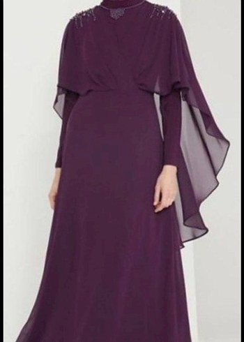 armine tesettur abiye elbise - Görsel 4