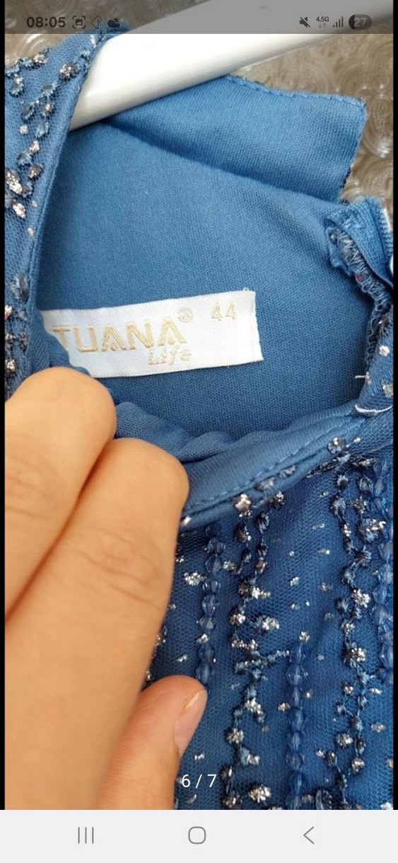 bayan tesettur abiye elbise - Görsel 3