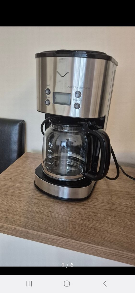 Vestel Gri Filtre Kahve Makinesi - Görsel 3