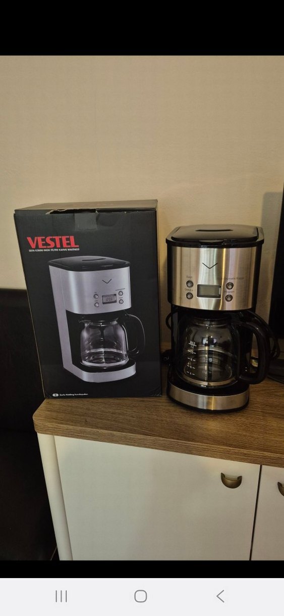 Vestel Gri Filtre Kahve Makinesi - Görsel 5