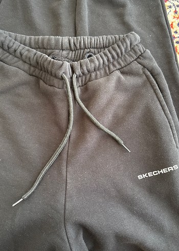 Skechers Siyah Rahat Kesim Kadın Eşofman Altı - Görsel 3