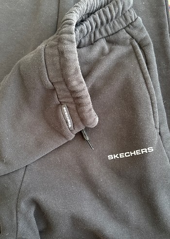 Skechers Siyah Rahat Kesim Kadın Eşofman Altı - Görsel 4