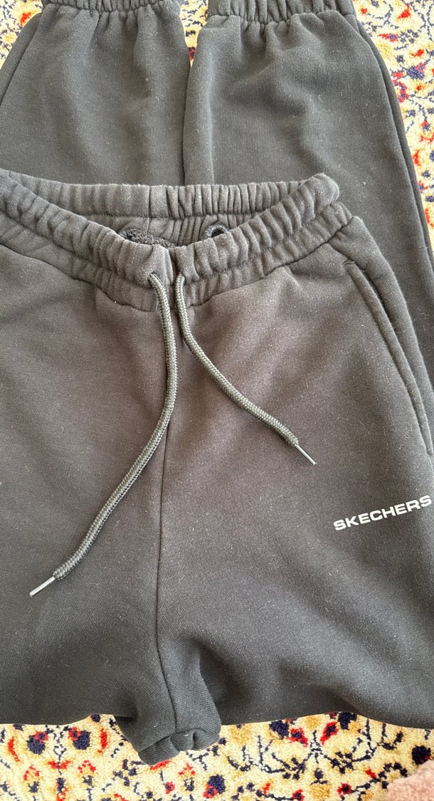 Skechers Siyah Rahat Kesim Kadın Eşofman Altı - Görsel 3